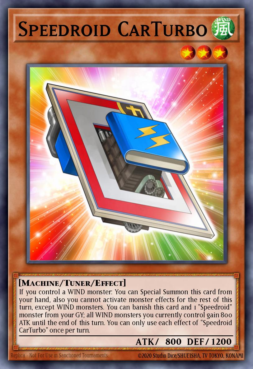 Speedroid CarTurbo Yu-Gi-Oh card