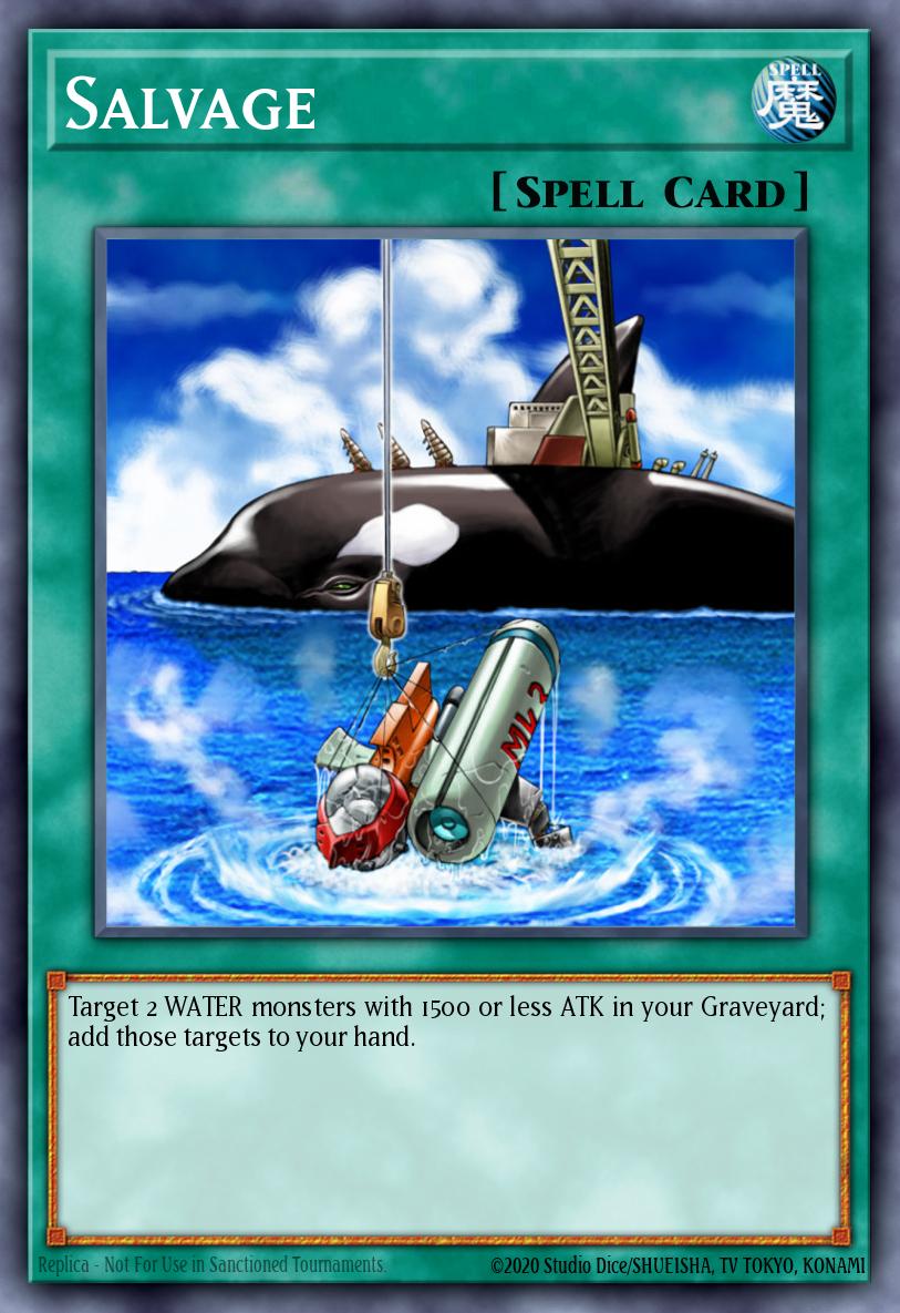 Salvage Yu-Gi-Oh card