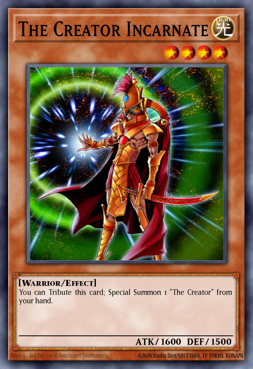 The Creator Incarnate Yu-Gi-Oh card