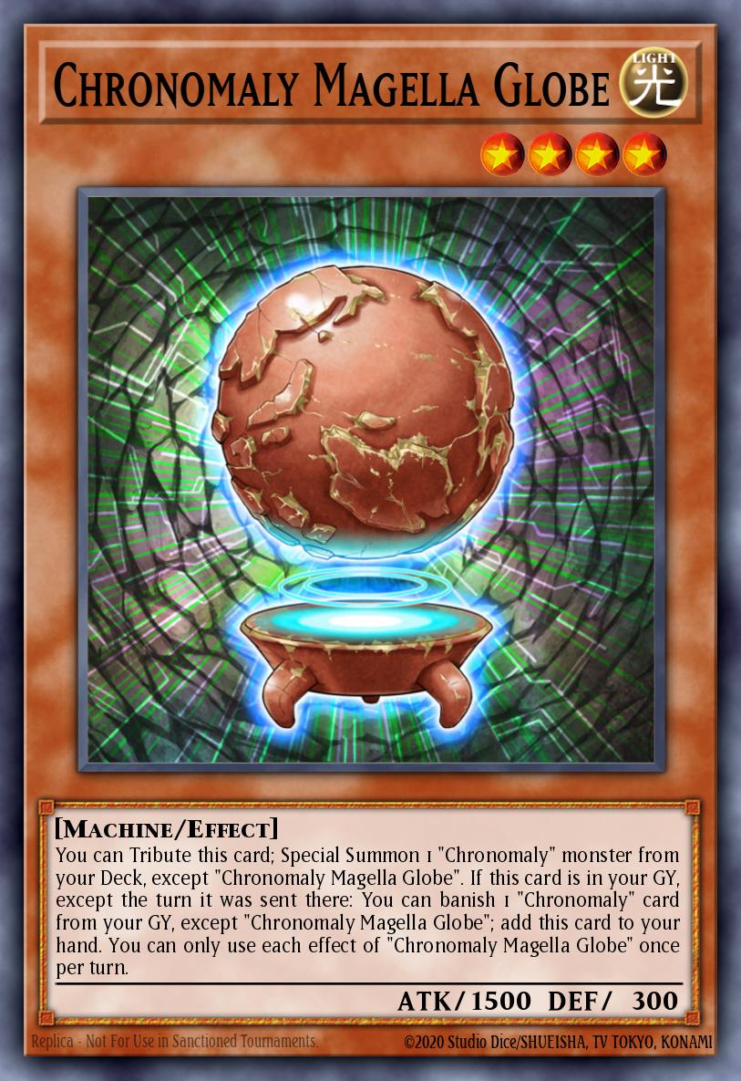 Chronomaly Magella Globe Yu-Gi-Oh card