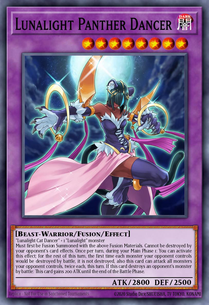 Lunalight Panther Dancer Yu-Gi-Oh card