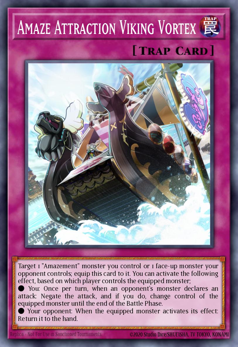 Amaze Attraction Viking Vortex Yu-Gi-Oh card