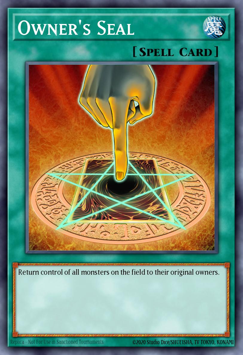 Owner's Seal Yu-Gi-Oh card