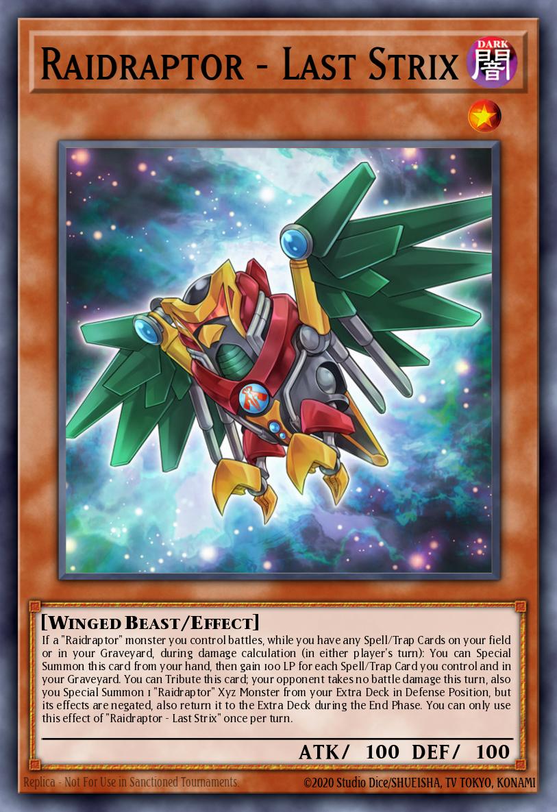 Raidraptor - Last Strix Yu-Gi-Oh card