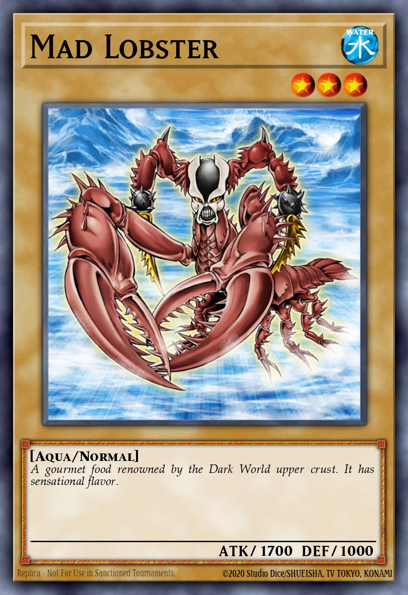Mad Lobster Yu-Gi-Oh card