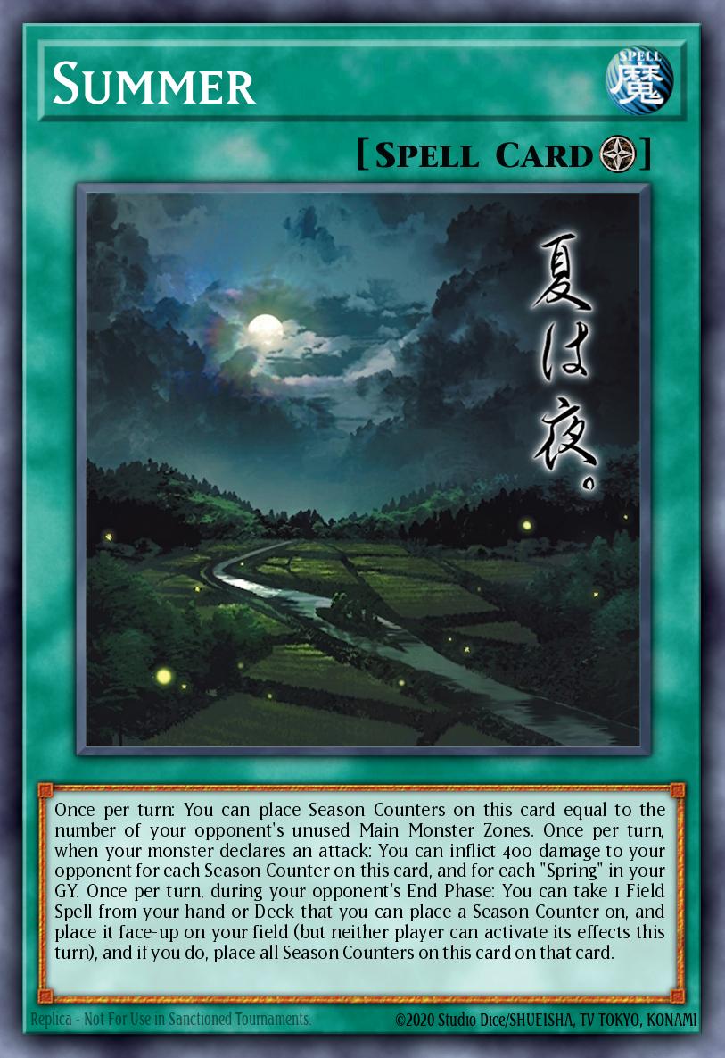 Summer Yu-Gi-Oh card