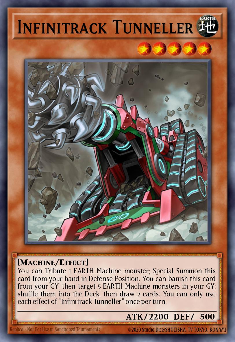 Infinitrack Tunneller Yu-Gi-Oh card