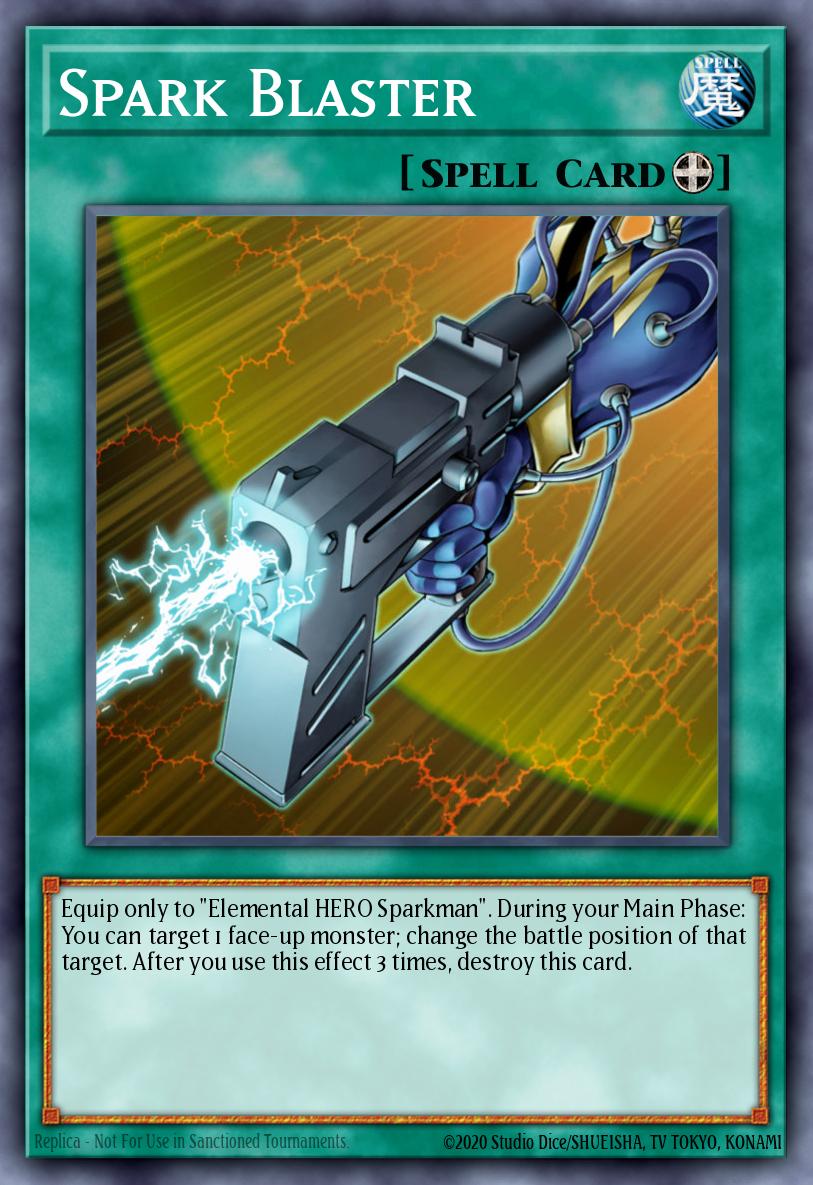 Spark Blaster Yu-Gi-Oh card