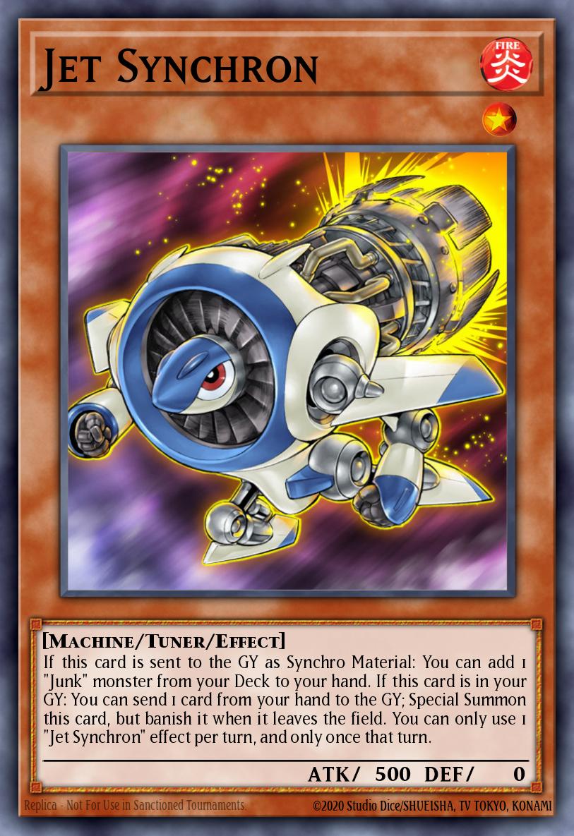 Jet Synchron Yu-Gi-Oh card