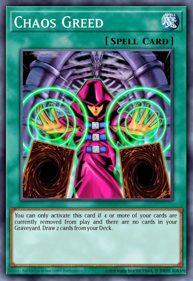 Chaos Greed Yu-Gi-Oh card
