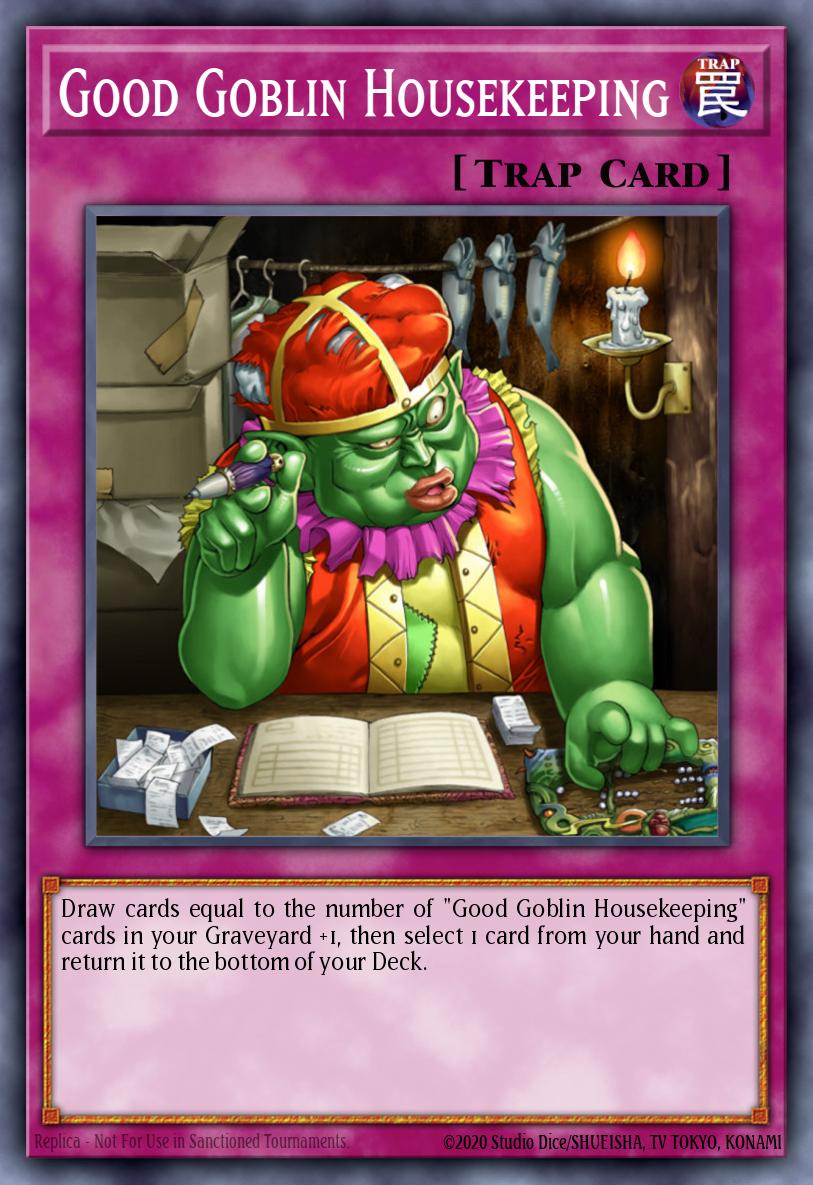 Good Goblin Housekeeping Yu-Gi-Oh card