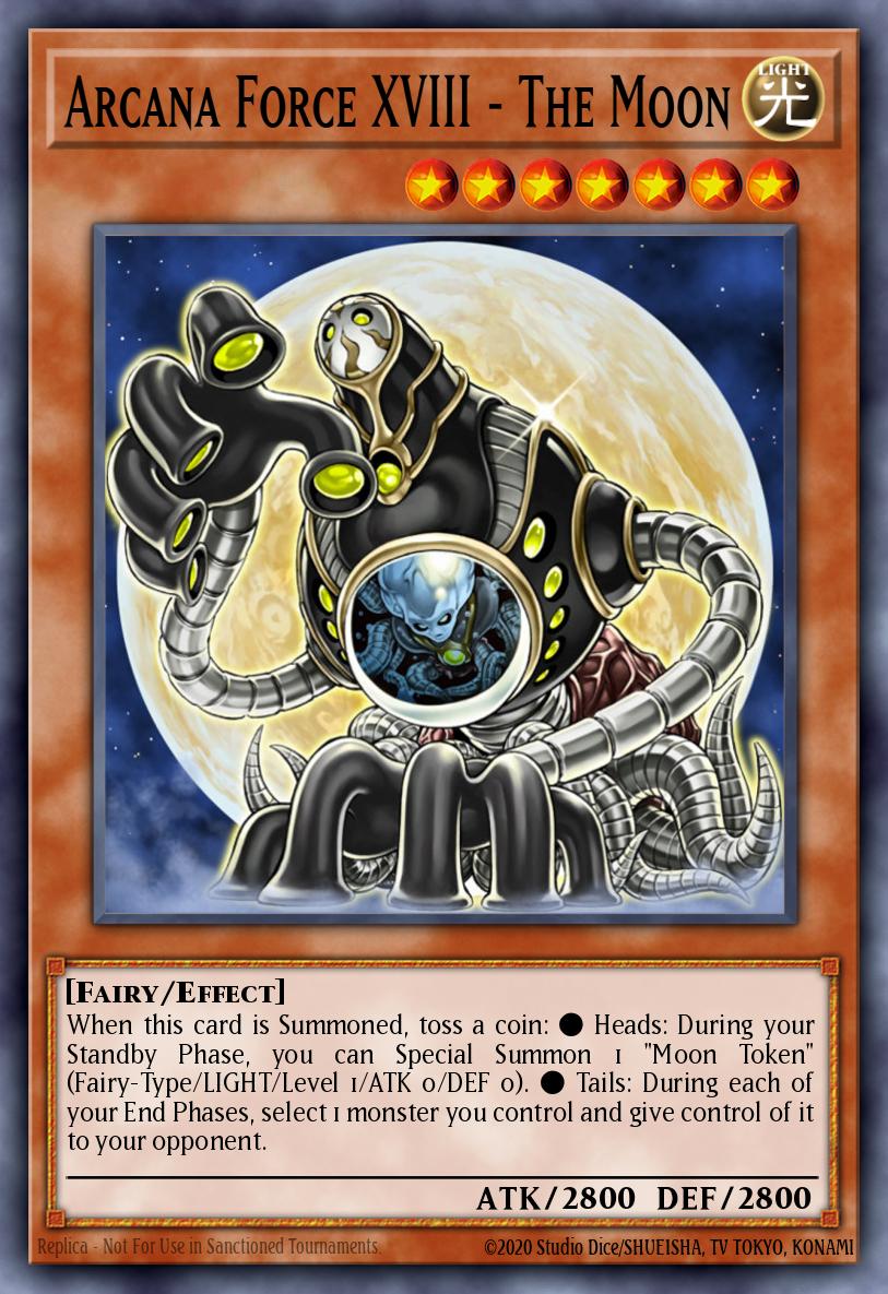 Arcana Force XVIII - The Moon Yu-Gi-Oh card