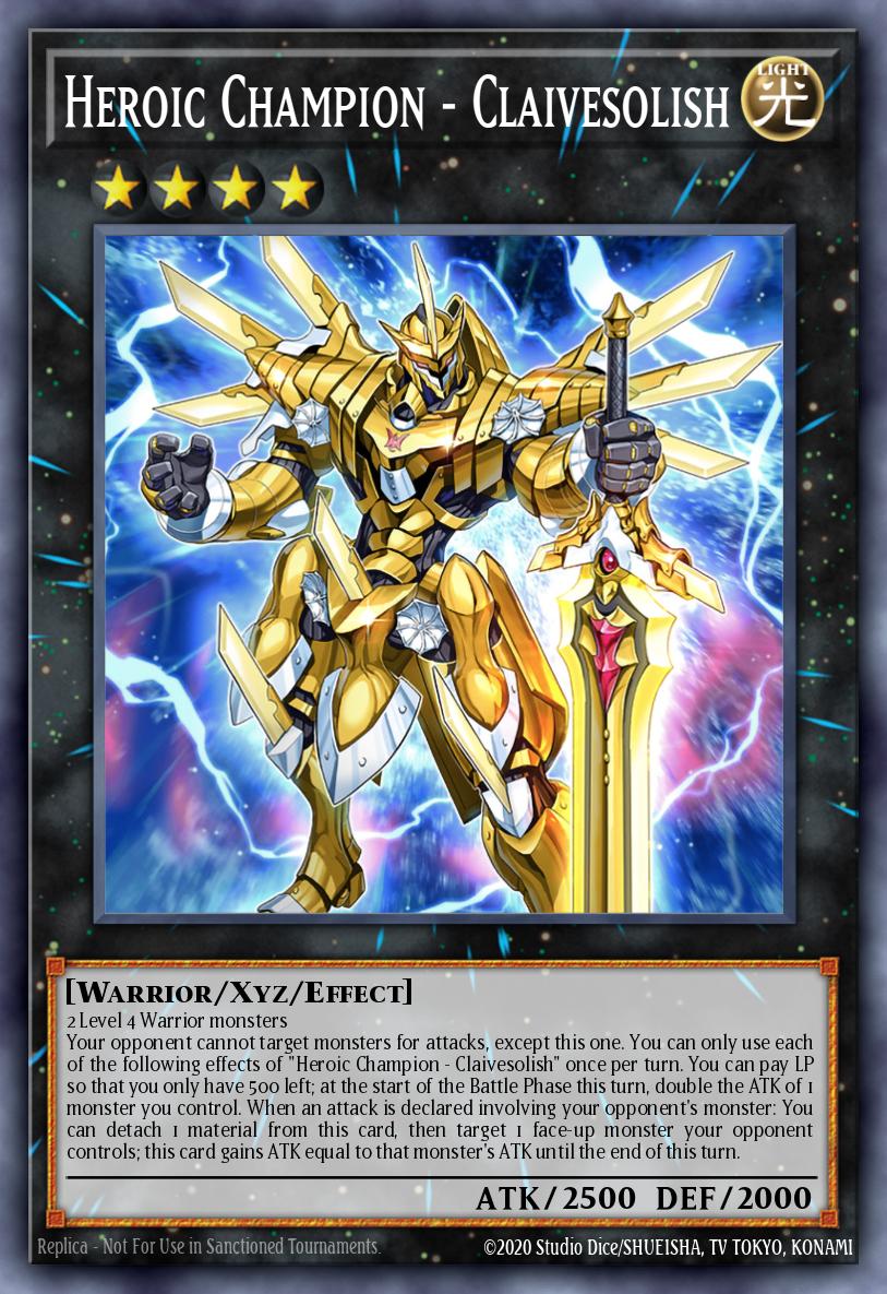 Heroic Champion - Claivesolish Yu-Gi-Oh card