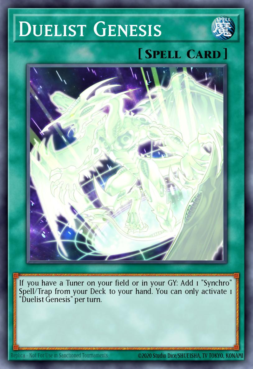 Duelist Genesis Yu-Gi-Oh card