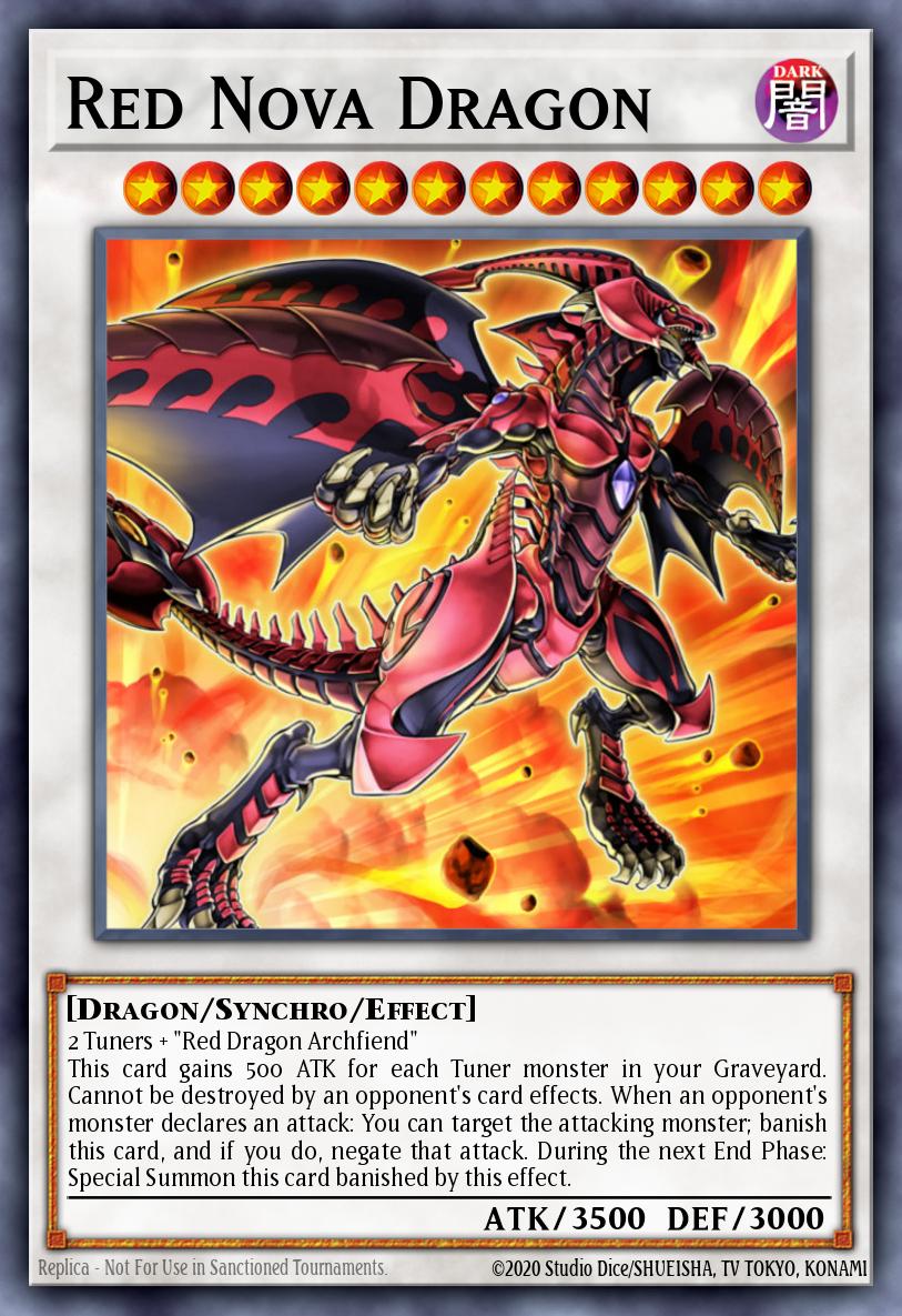 Red Nova Dragon Yu-Gi-Oh card