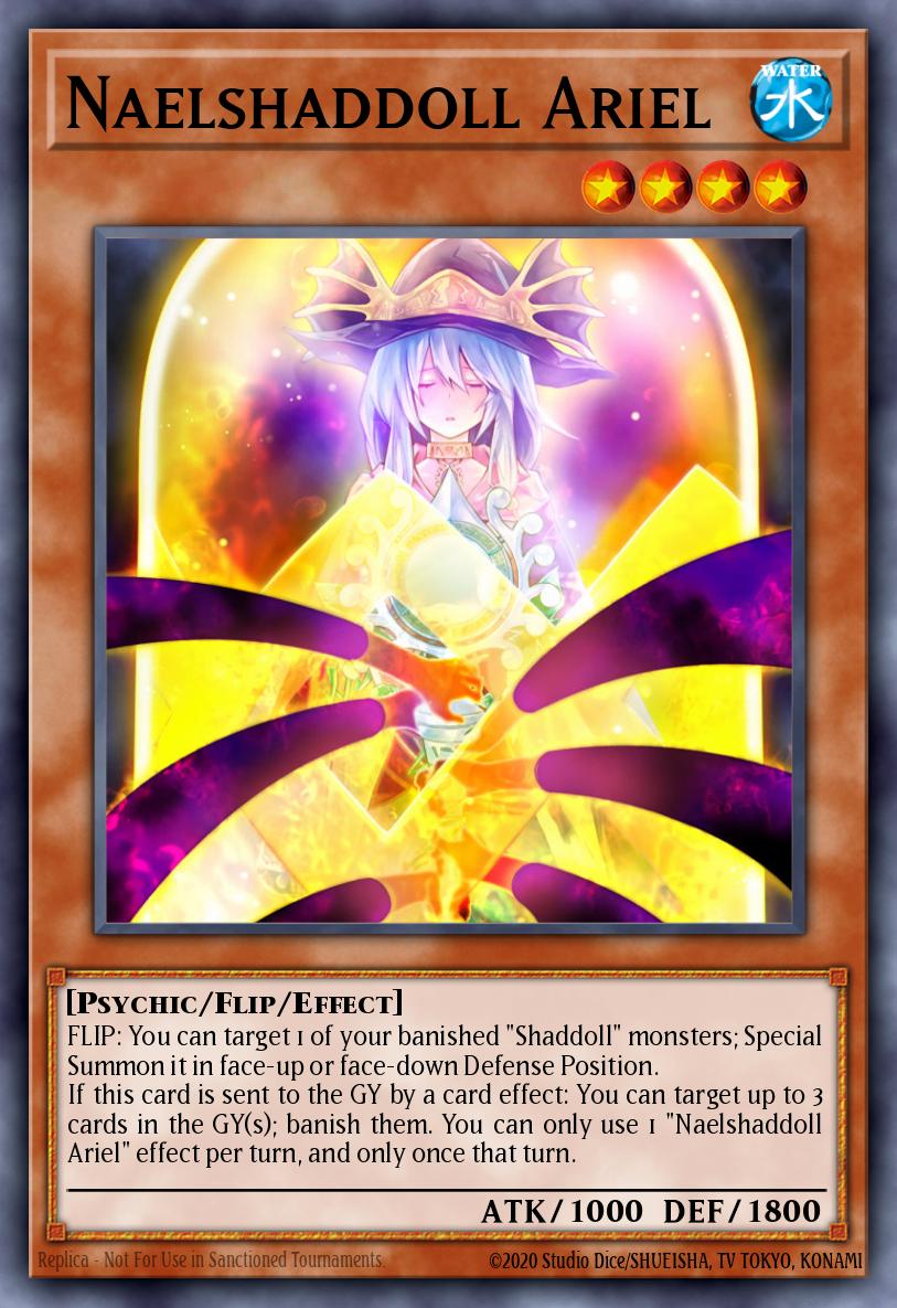 Naelshaddoll Ariel Yu-Gi-Oh card