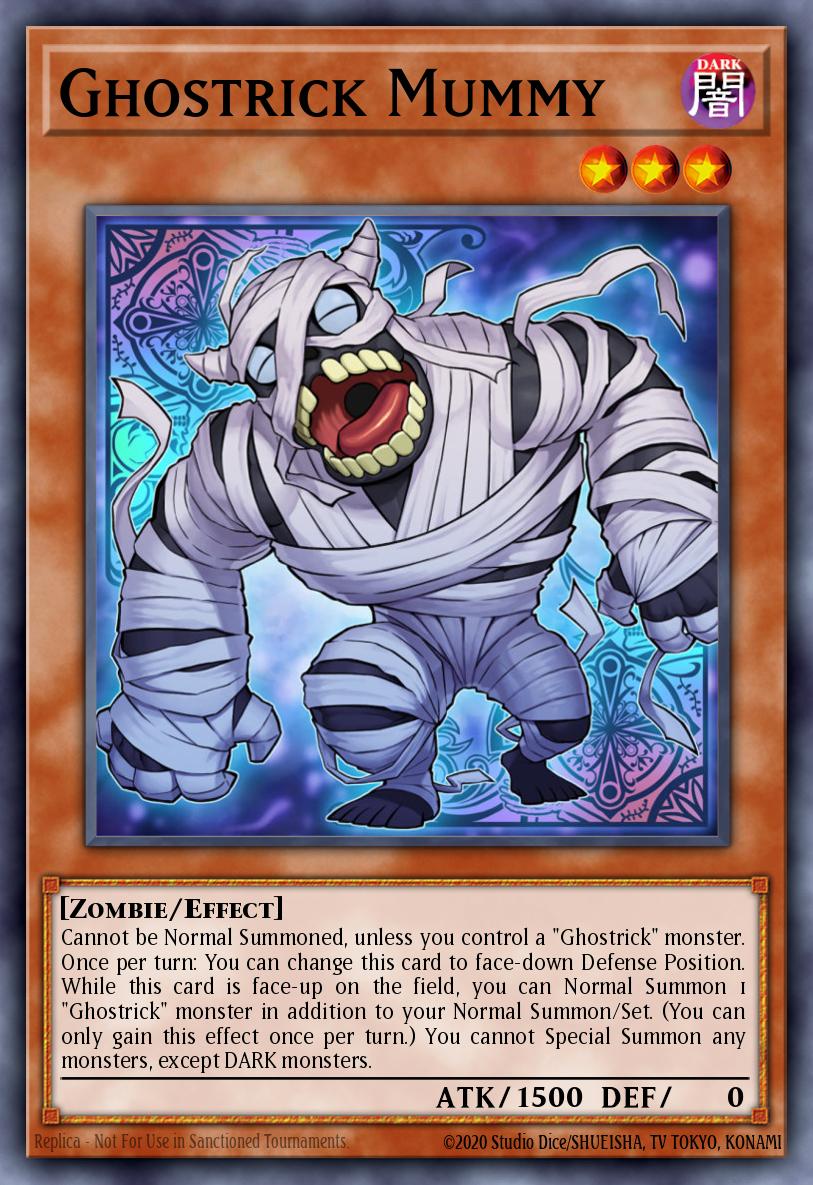 Ghostrick Mummy Yu-Gi-Oh card