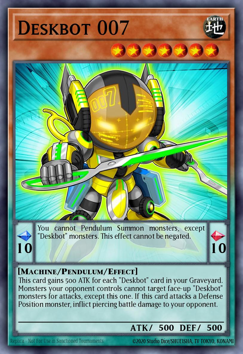 Deskbot 007 Yu-Gi-Oh card