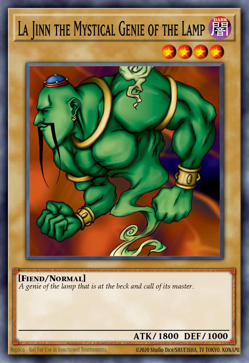 La Jinn the Mystical Genie of the Lamp Yu-Gi-Oh card