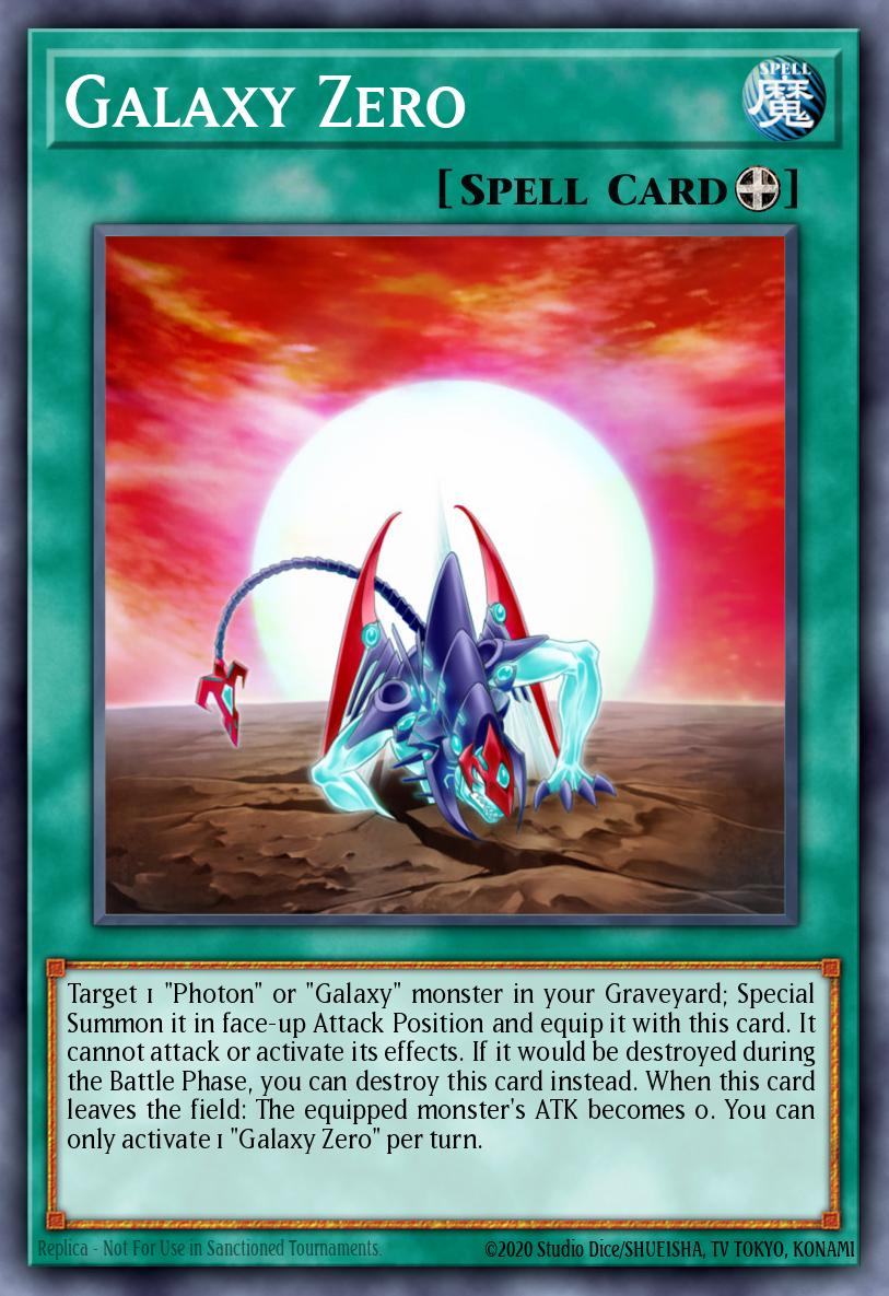 Galaxy Zero Yu-Gi-Oh card