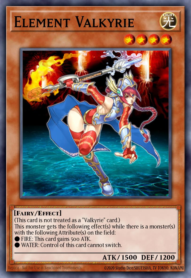 Element Valkyrie Yu-Gi-Oh card