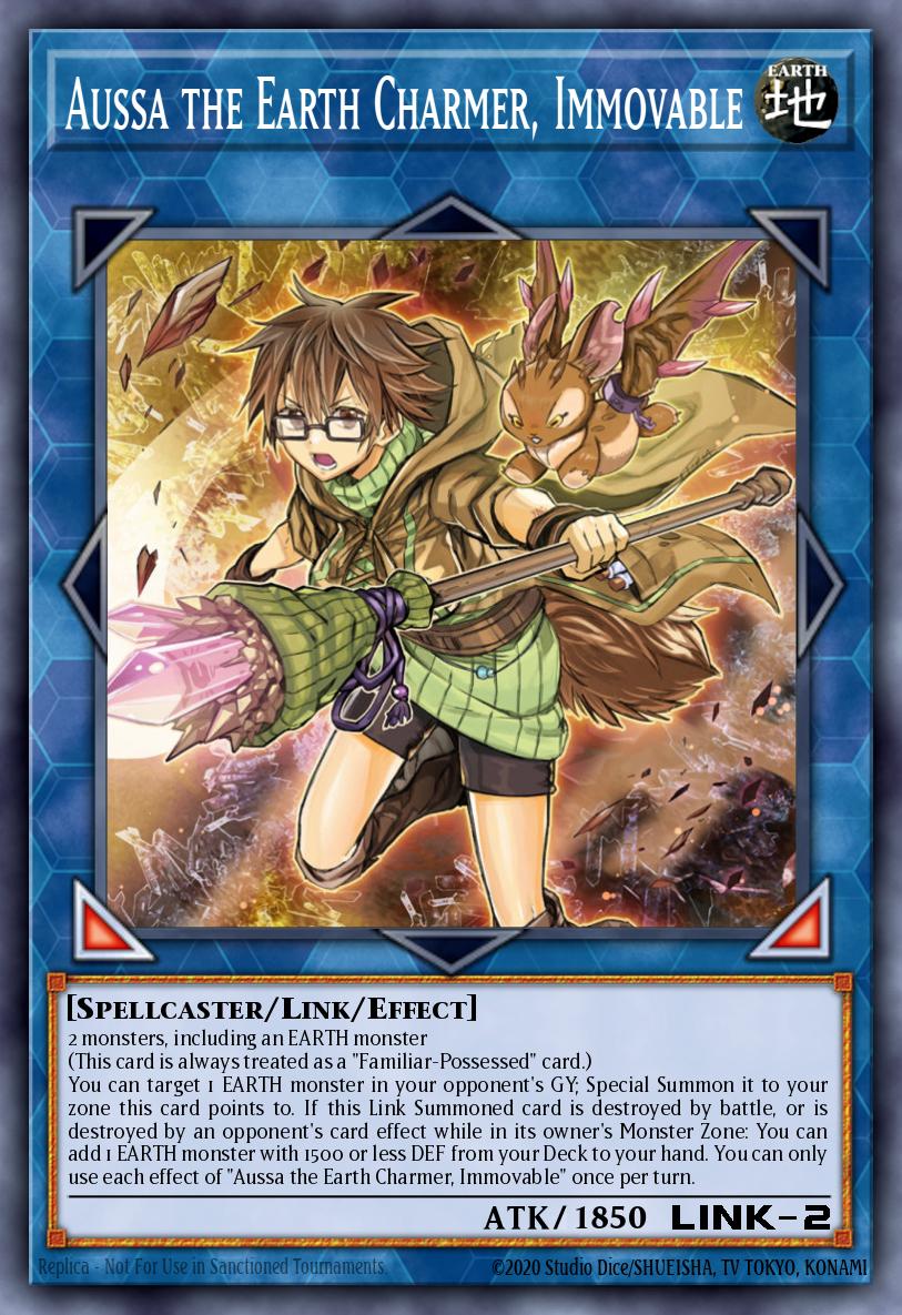 Aussa the Earth Charmer, Immovable Yu-Gi-Oh card