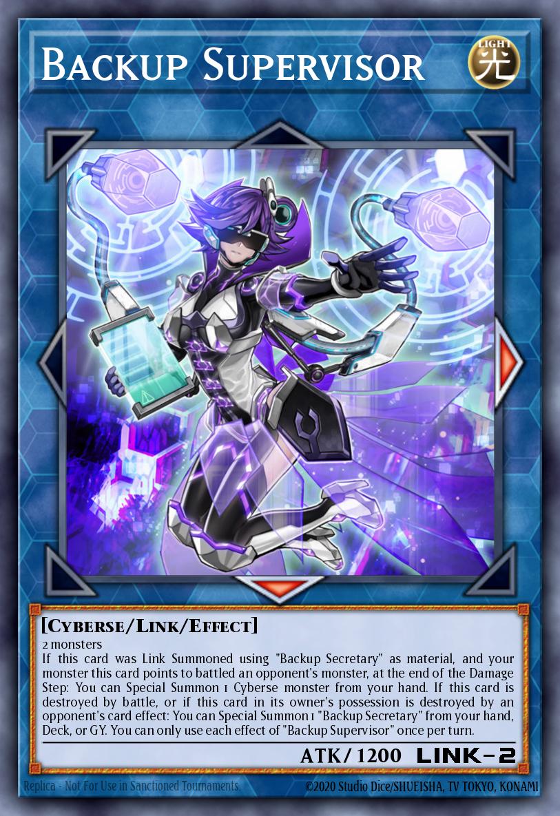 Backup Supervisor Yu-Gi-Oh card