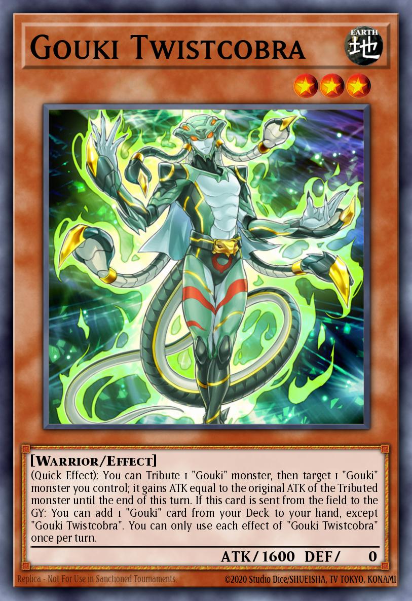 Gouki Twistcobra Yu-Gi-Oh card