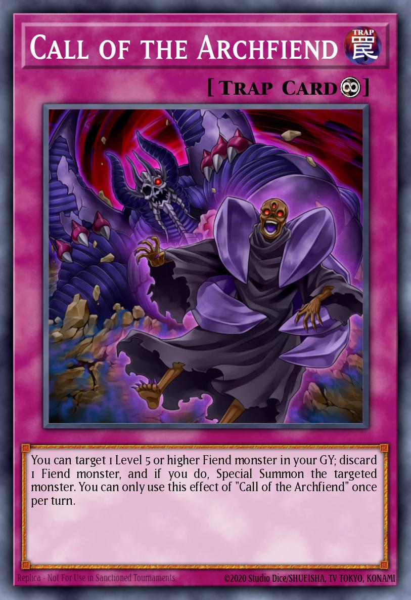 Call of the Archfiend Yu-Gi-Oh card