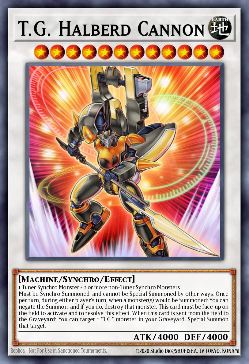 T.G. Halberd Cannon Yu-Gi-Oh card