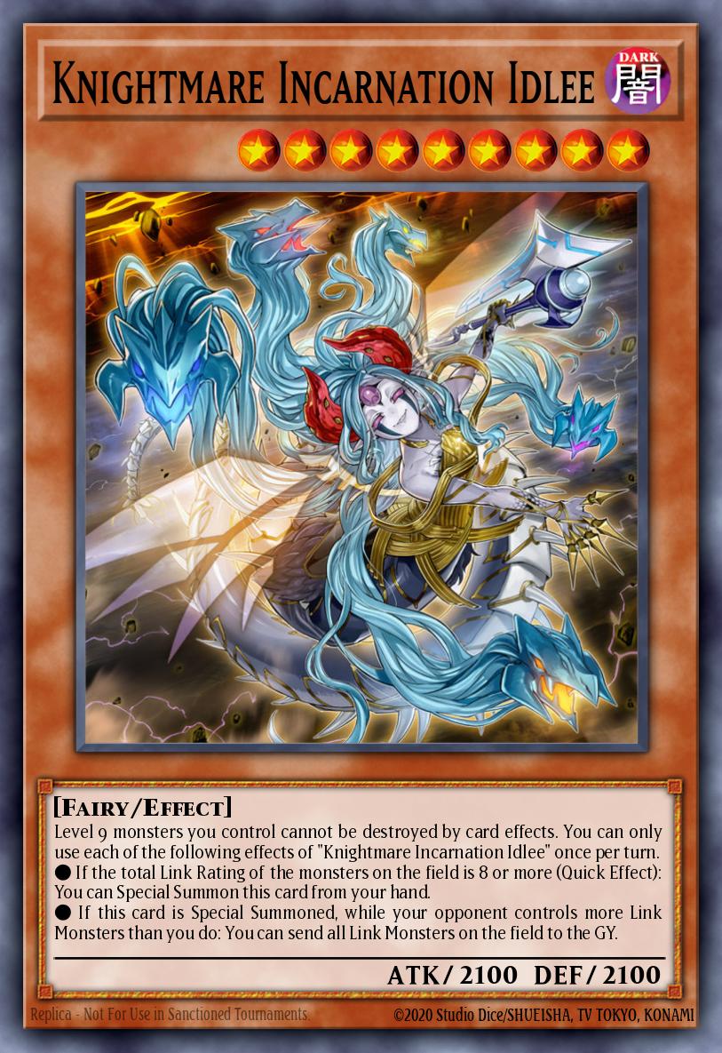 Knightmare Incarnation Idlee Yu-Gi-Oh card