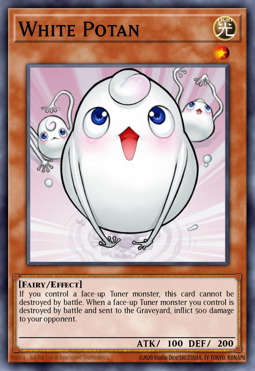 White Potan Yu-Gi-Oh card