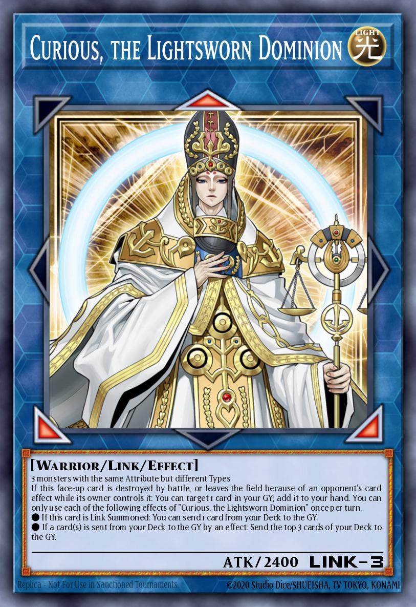 Curious, the Lightsworn Dominion Yu-Gi-Oh card