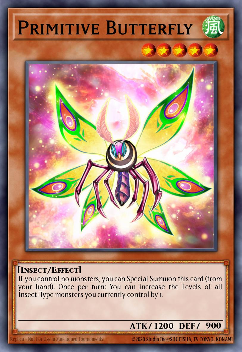 Primitive Butterfly Yu-Gi-Oh card