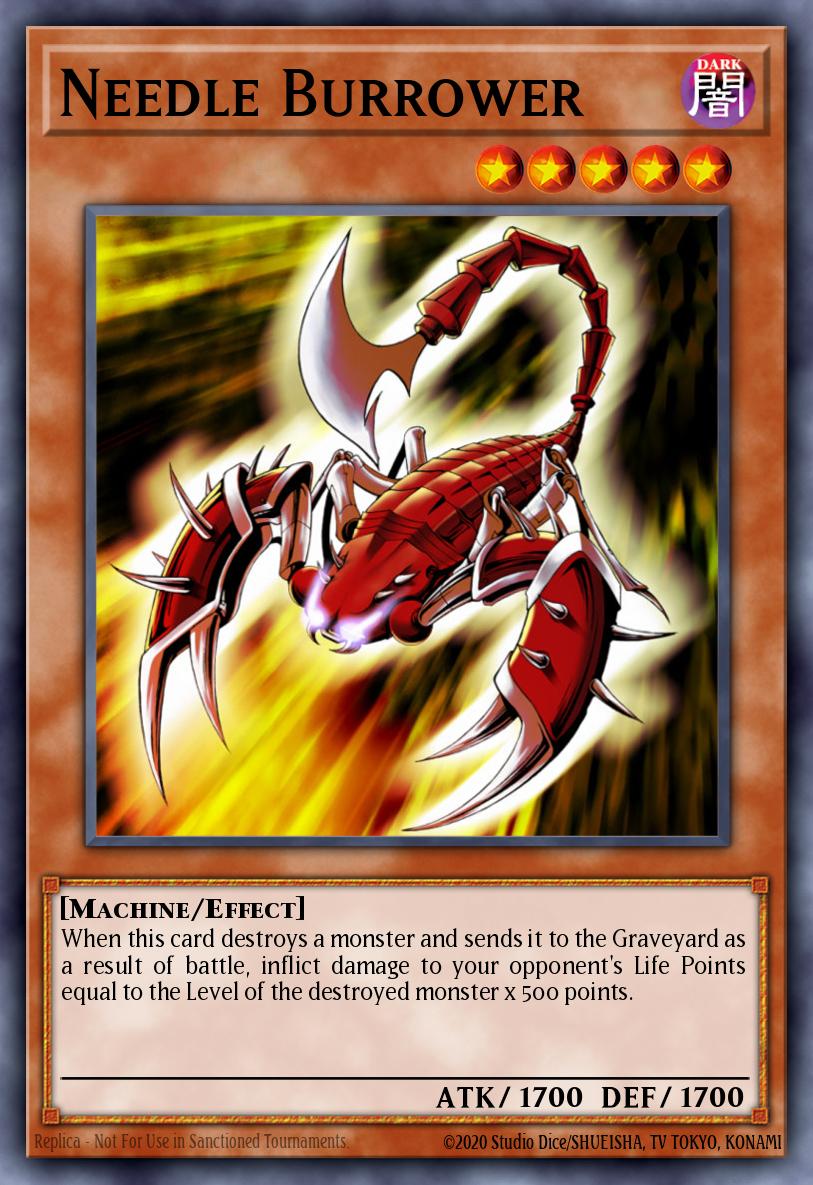 Needle Burrower Yu-Gi-Oh card