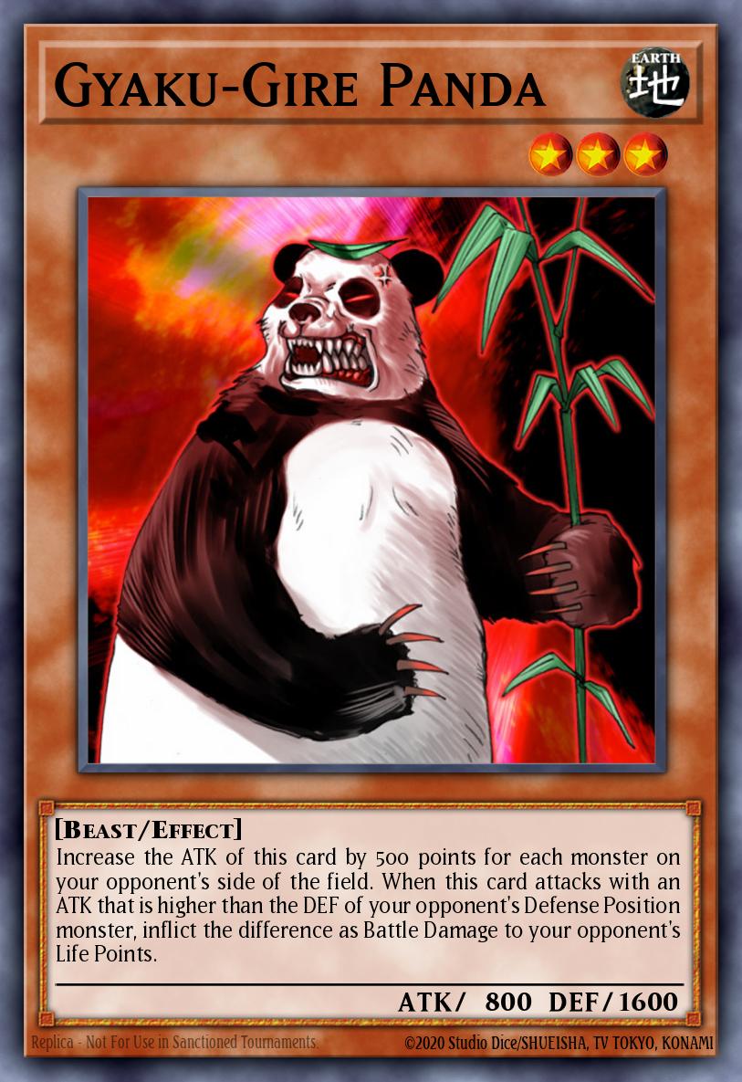 Gyaku-Gire Panda Yu-Gi-Oh card