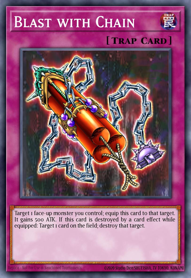 Blast with Chain Yu-Gi-Oh card