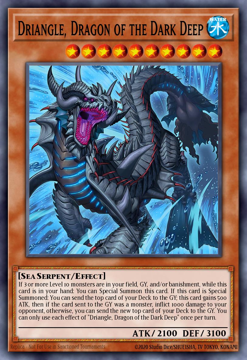 Driangle, Dragon of the Dark Deep Yu-Gi-Oh card