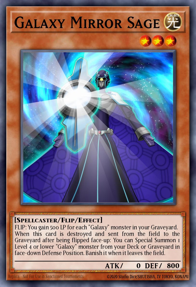Galaxy Mirror Sage Yu-Gi-Oh card