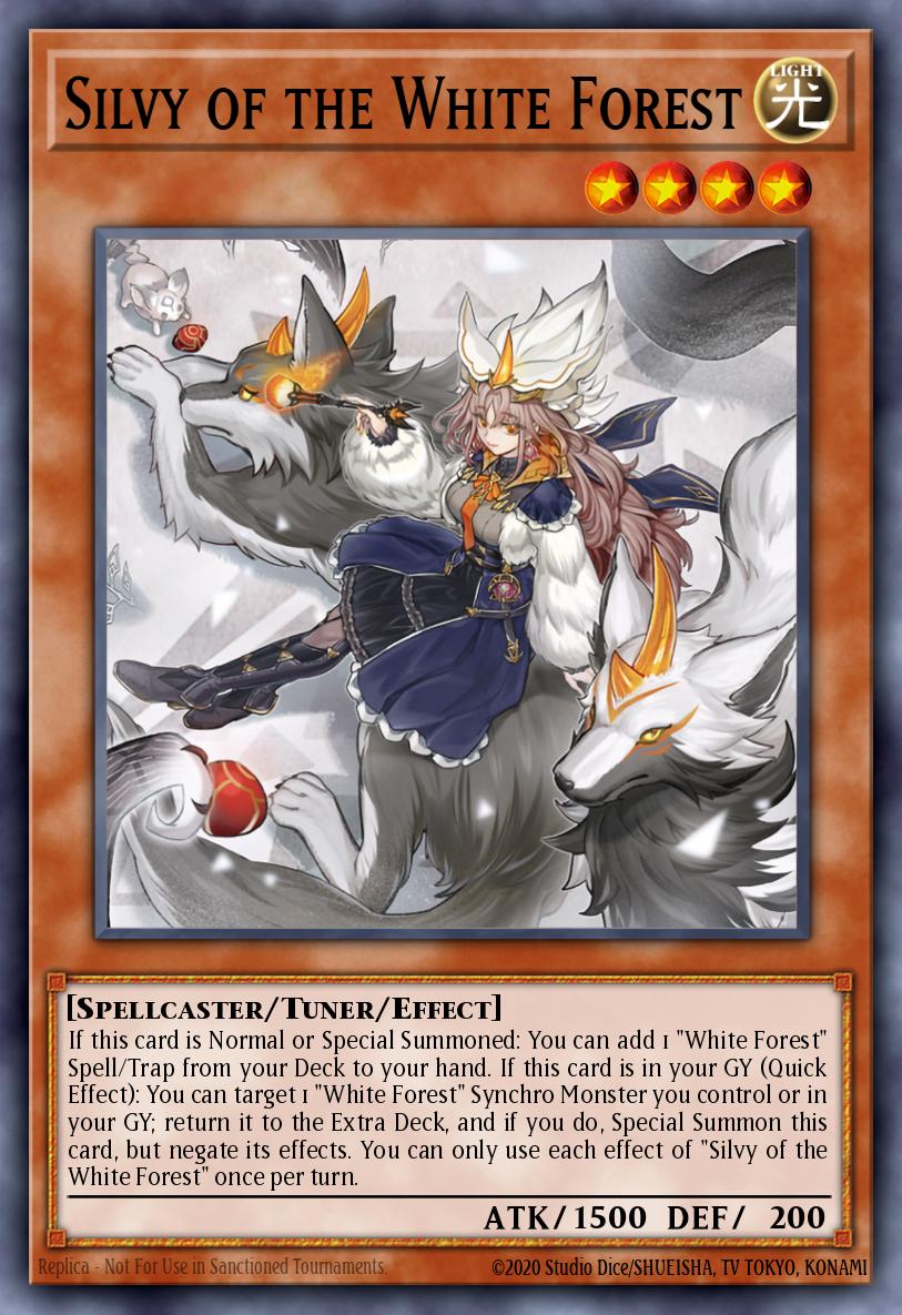 Silvy of the White Forest Yu-Gi-Oh card