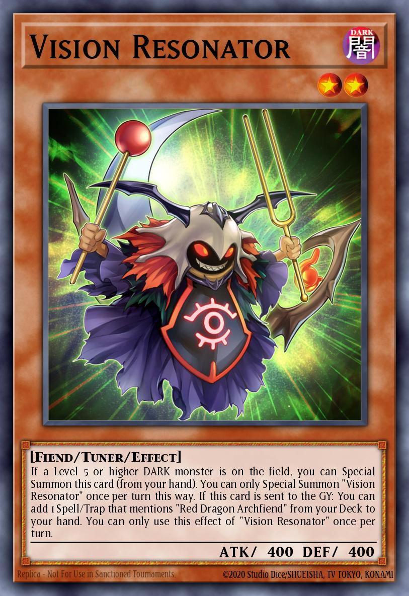 Vision Resonator Yu-Gi-Oh card