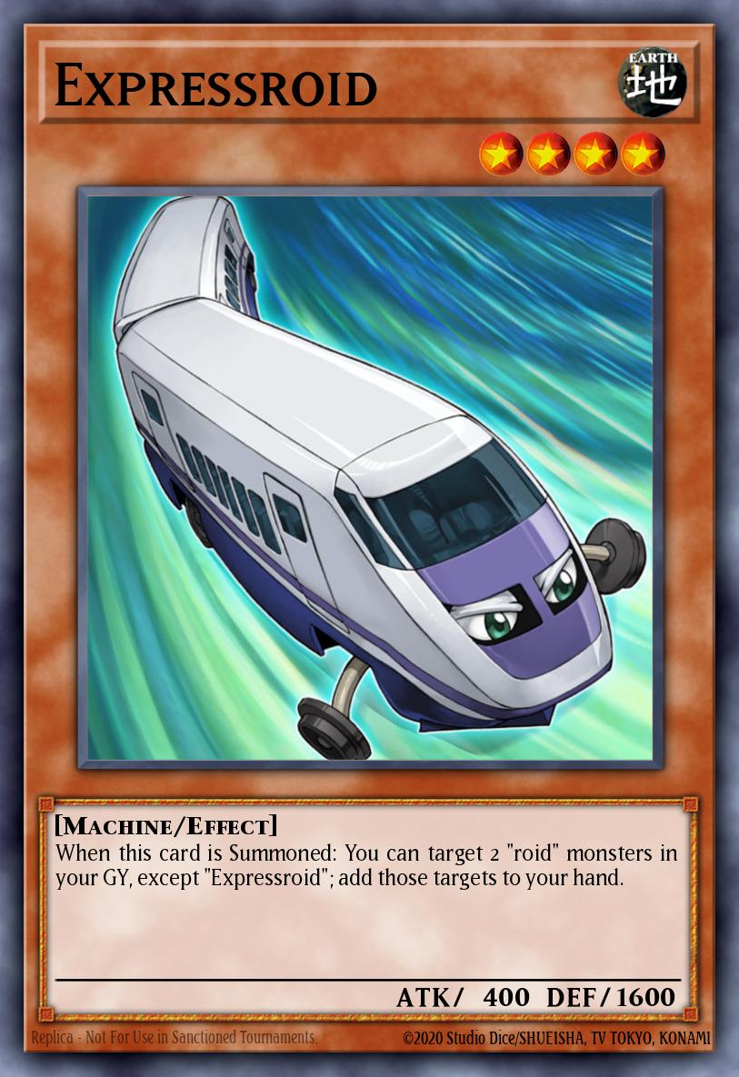 Expressroid Yu-Gi-Oh card