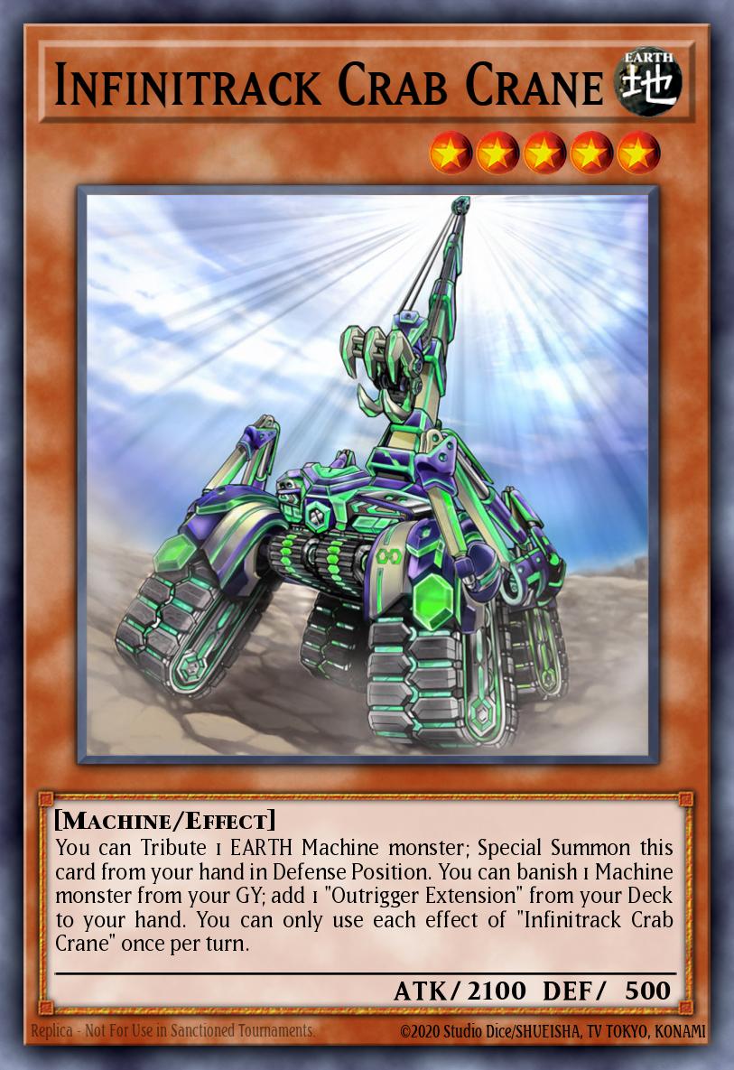 Infinitrack Crab Crane Yu-Gi-Oh card