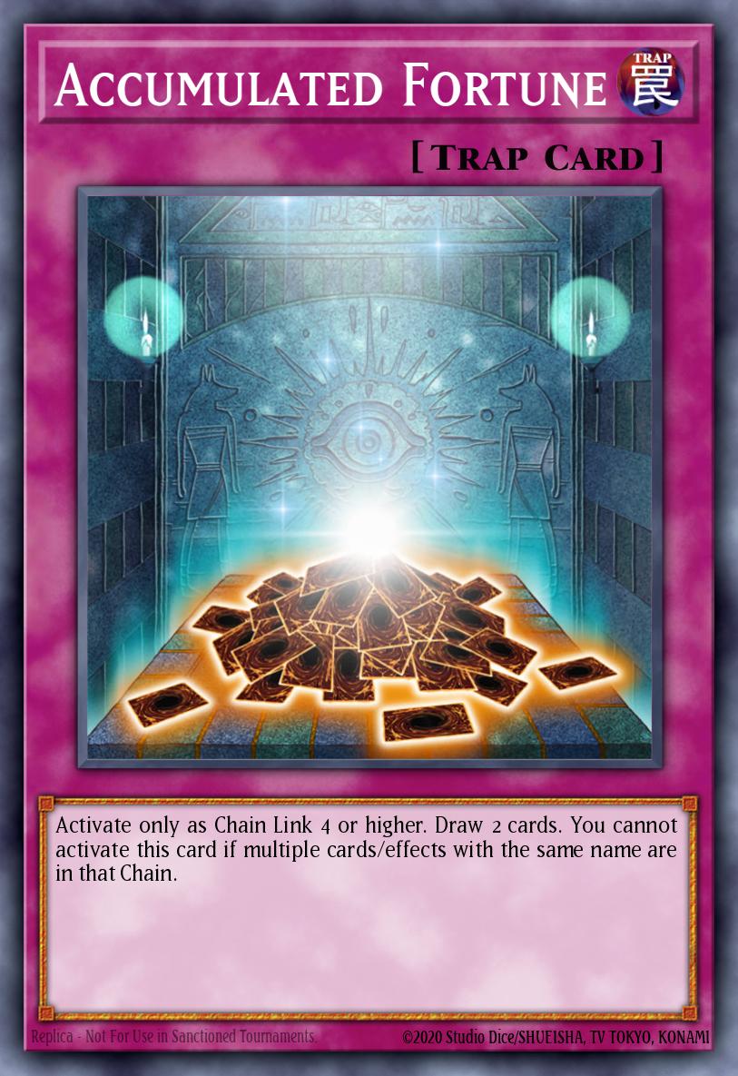 Accumulated Fortune Yu-Gi-Oh card