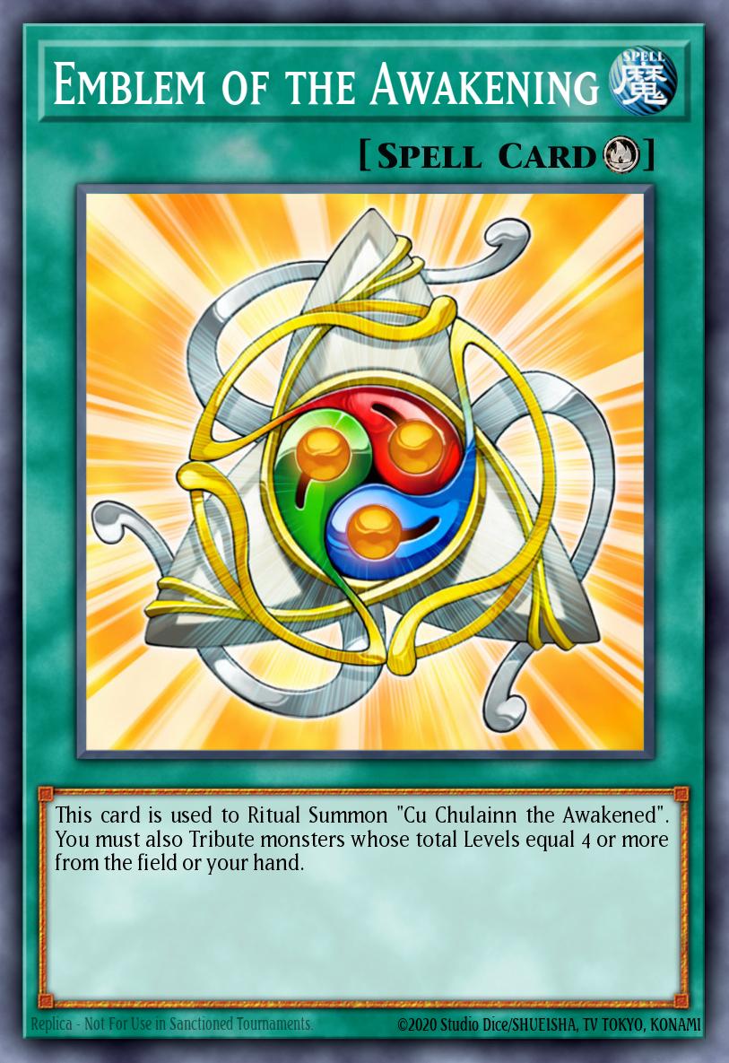 Emblem of the Awakening Yu-Gi-Oh card