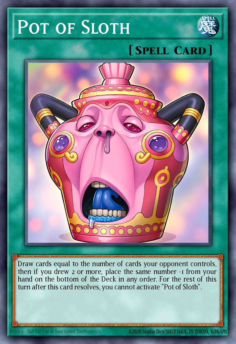 Pot of Sloth Yu-Gi-Oh card