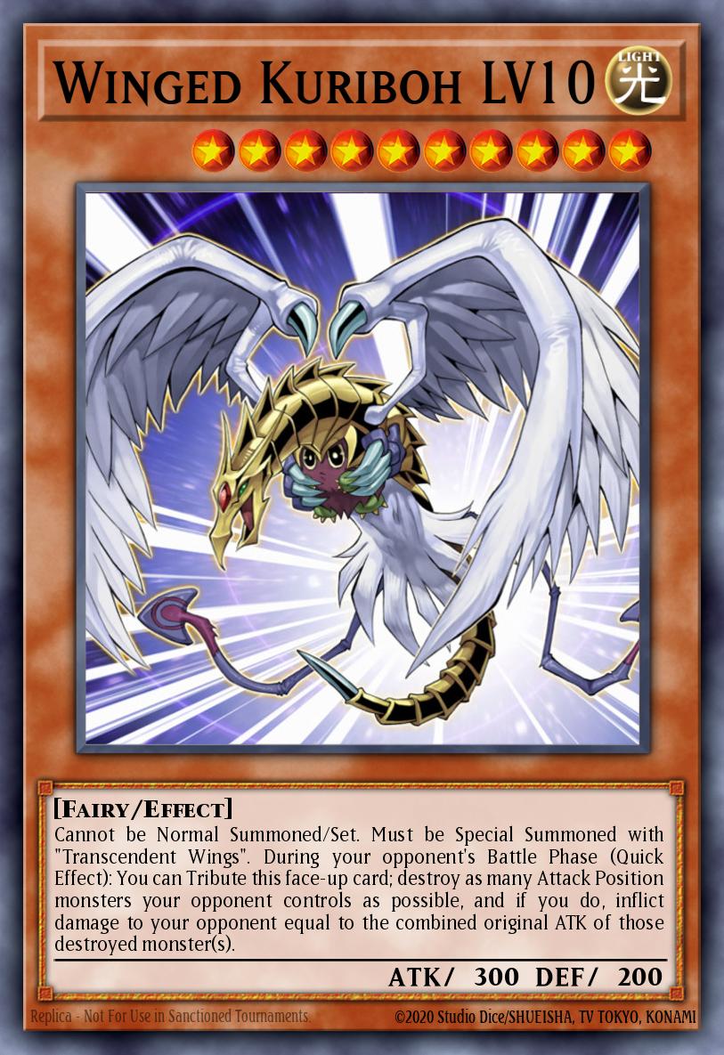 Winged Kuriboh LV10 Yu-Gi-Oh card