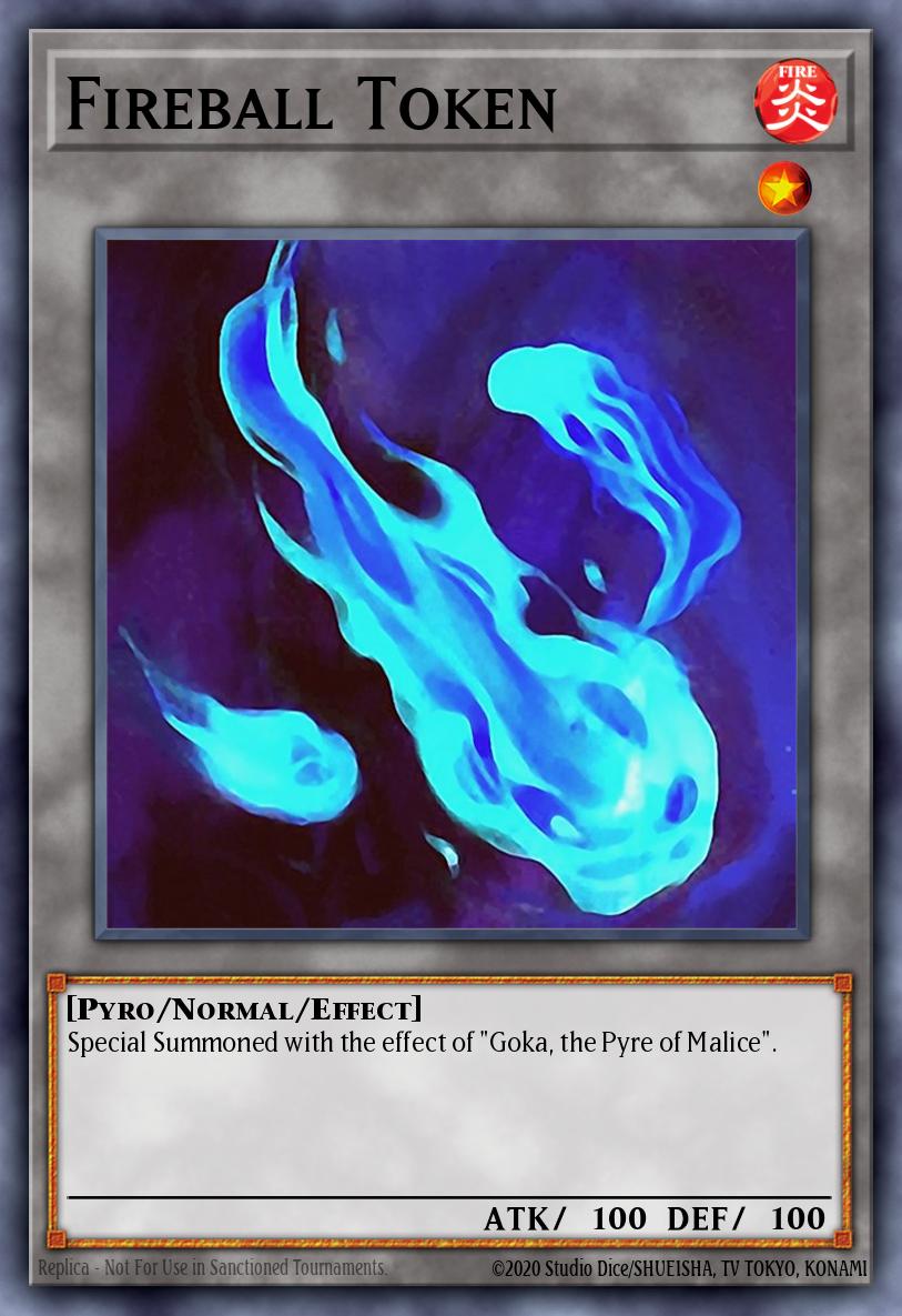 Fireball Token Yu-Gi-Oh card