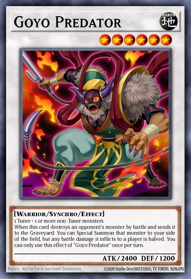 Goyo Predator Yu-Gi-Oh card