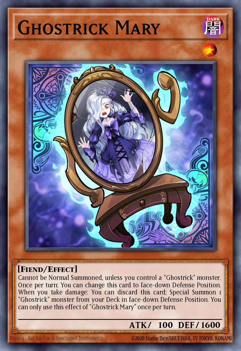 Ghostrick Mary Yu-Gi-Oh card